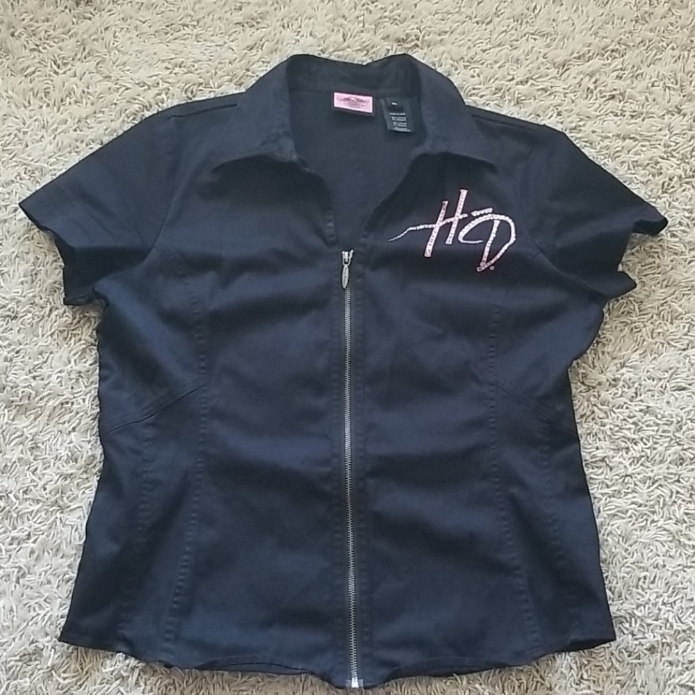 Harley-Davidson zip up top